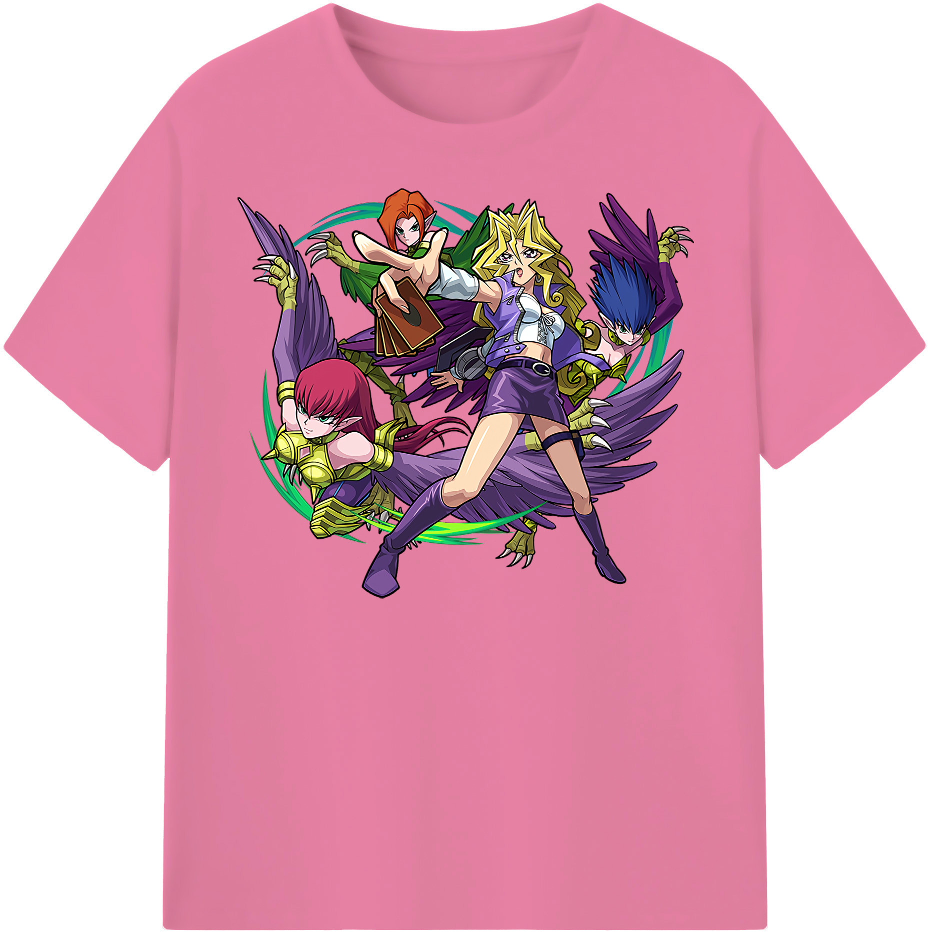 （画像用） 遊☆戯☆王 Yu-Gi-Oh! 綿100％半袖Tシャツ（フロントプリント）